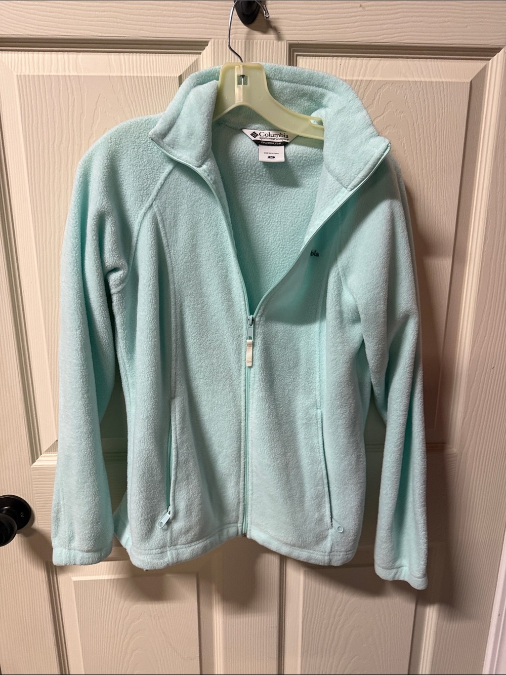 Columbia Kids Mint Green Full-Zip Fleece Jacket